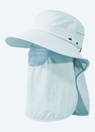 Outdoor Men Light Blue Anti Uv Sun Hat