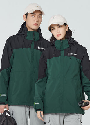 Custom Outdoor 3-in-1  Windproof Fleece Jackets