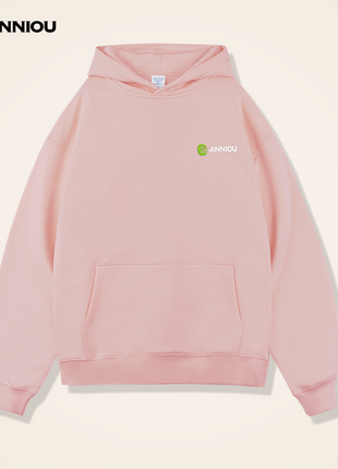 Pink Men's 380g Heavyweight Pullover Hoodies