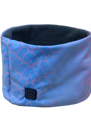 Pink Outdoor Polar Fleece Neck Heated Scarfs