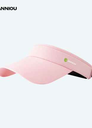 Pink Sun Proteciton Empty Top Peaked Cap