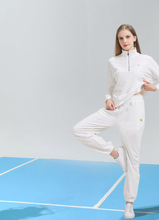 Pullover Half Zipper Jacket Women