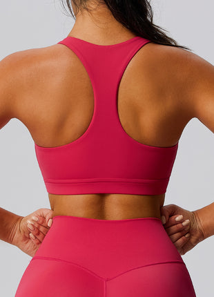 Red Push up Women Sports Bra