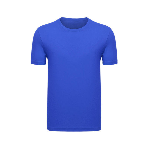 Sidiou Group Wholesale Custom Design t-shirt Men 100% Cotton Plus Size T-shirt Solid Color Round Neck Slim T shirts