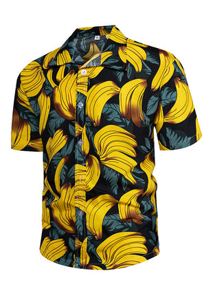 Men's Hawaiian Floral Beach Shirt