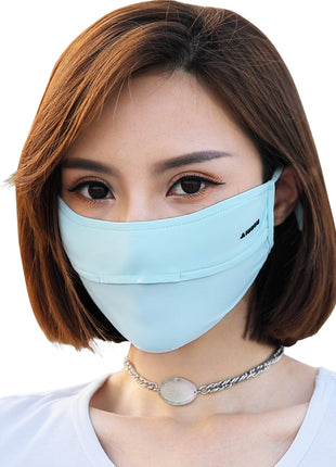 Sky Blue Sun Protection UV Face Mask