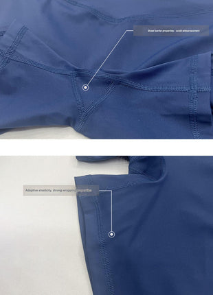 Slimming Elastic Yoga Short-Length Pants