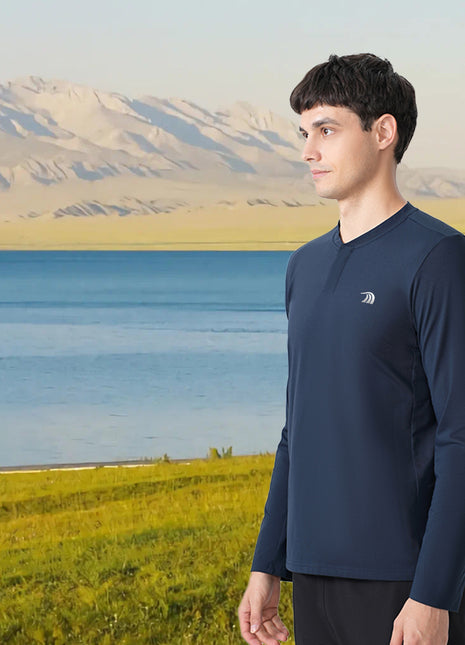Sports Long Sleeve T-shirt 100% Polyester