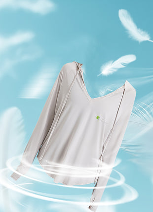 Sun Protection Hooded Sports Shirt Lightweight