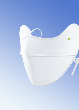 White Original Yarn Eye Corner Protection Sunscreen Facemask
