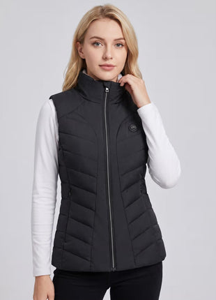 Women's #Black Heated Gilet