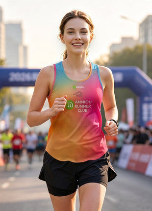 Womens Gradient Marathon Tank Top