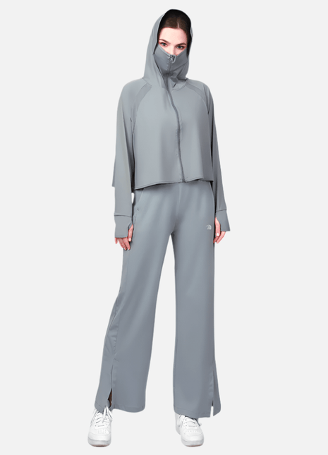 Women's Grey Sun Protection Set