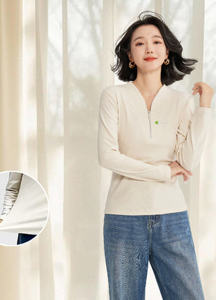 Women's Long-Sleeved High Elasticity Thermal Tops