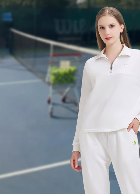 Women's Long Sleeve Stand Collar Sweatshirt