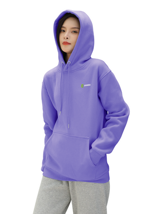 Women's Purple Oversized Drawstring Hoodie