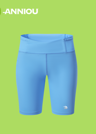 Women's Sky Blue High-elastic Compression Tights