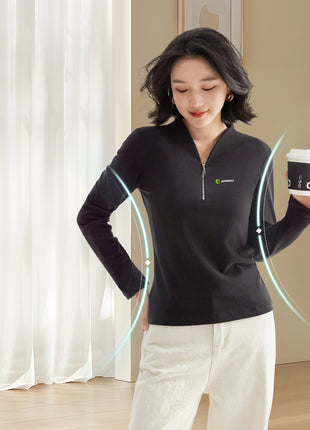 Women's Slim Plain Thermal Tops