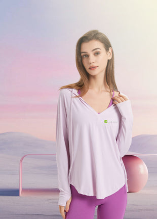 Women's V-neck Sun Protection Top