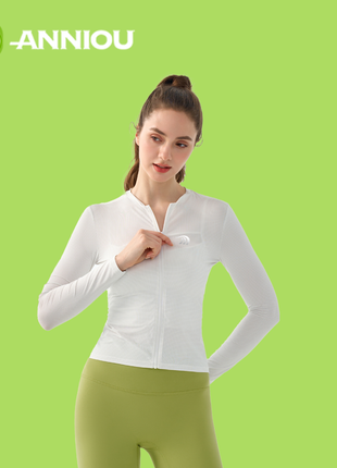 Women's White Lightweight Cycling Jersey