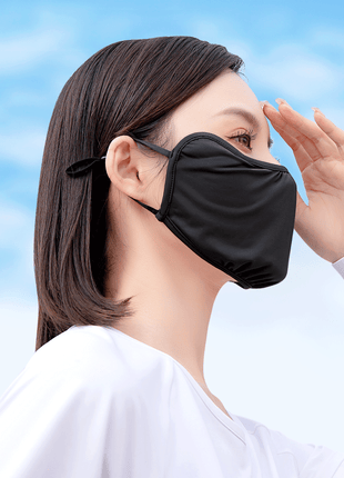 adjustable ear straps ice silk face mask