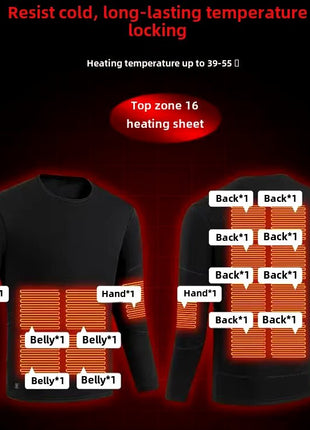 Anniou 28 Area Unisex Heated Thermal Underwear - Sidiou Group