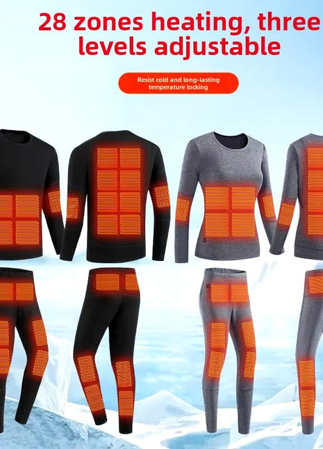 Anniou 28 Area Unisex Heated Thermal Underwear - Sidiou Group