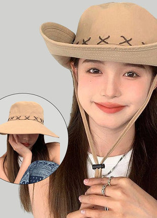 ANNIOU Sun Protection Western Cowboy Hat - Sidiou Group