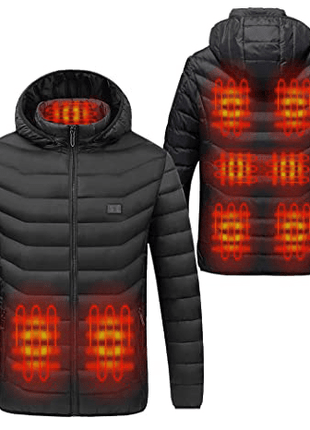 Anniou Unisex Hooded Heated Duck Down Jacket - Sidiou Group