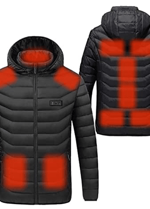 Anniou Unisex Hooded Heated Duck Down Jacket - Sidiou Group