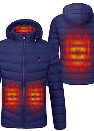 Anniou Unisex Hooded Heated Duck Down Jacket - Sidiou Group