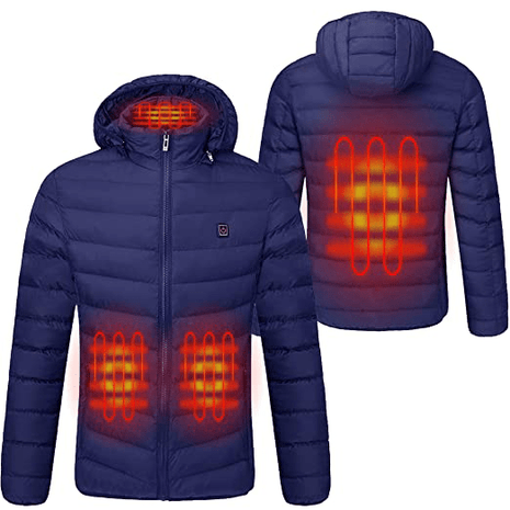 Anniou Unisex Hooded Heated Duck Down Jacket - Sidiou Group