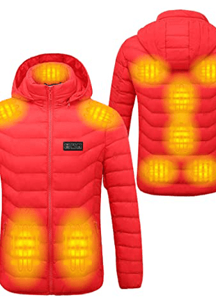 Anniou Unisex Hooded Heated Duck Down Jacket - Sidiou Group