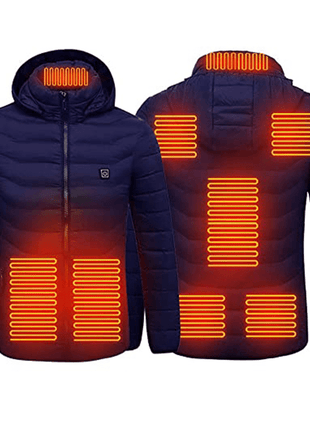 Anniou Unisex Hooded Heated Duck Down Jacket - Sidiou Group