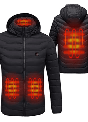 Anniou Unisex Hooded Heated Duck Down Jacket - Sidiou Group