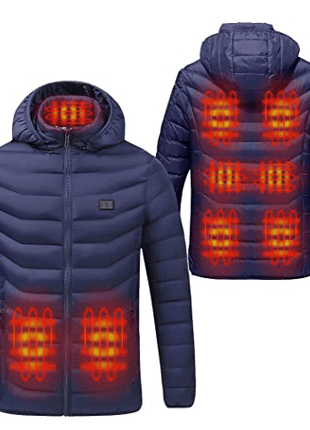 Anniou Unisex Hooded Heated Duck Down Jacket - Sidiou Group