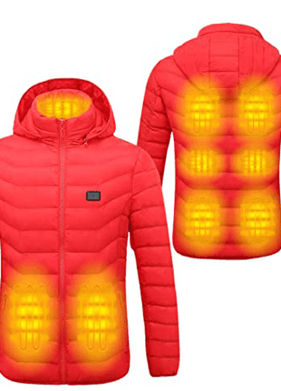 Anniou Unisex Hooded Heated Duck Down Jacket - Sidiou Group