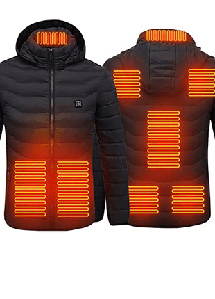 Anniou Unisex Hooded Heated Duck Down Jacket - Sidiou Group