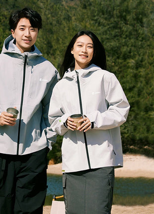ANNIOU Unisex Lightweight Seamless Hardshell Jacket - Sidiou Group