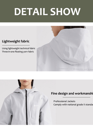 ANNIOU Unisex Lightweight Seamless Hardshell Jacket - Sidiou Group