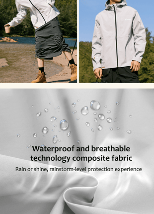 ANNIOU Unisex Lightweight Seamless Hardshell Jacket - Sidiou Group