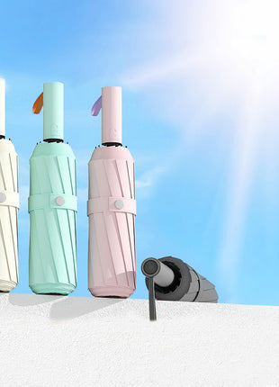 anniou fully automatic 3 fold sun and rain umbrella
