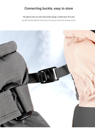 anti lost connecting buckle for easy storage of gloves