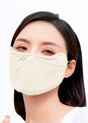 apricot cooling ice silk uv protection face mask