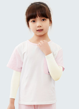 apricot kids ice silk cooling sun sleeves
