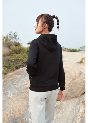 back of women's thermal hoodies