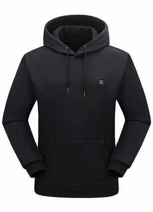 black 7 area heated hoodie