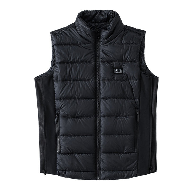 black 9 area heated gilet