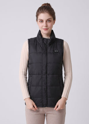 #black Women’s 3 Zones Heated Vest