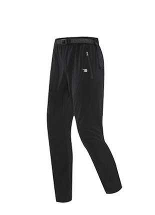 black athletic cargo pants